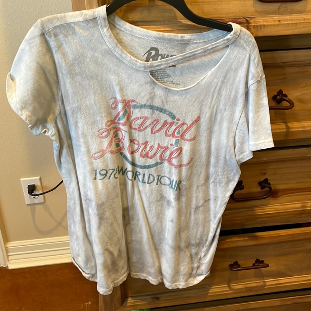 David Bowie destressed tee